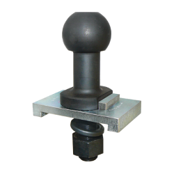 CM Trailer Parts 50mm High Rise Euro Towball and Locking Plate